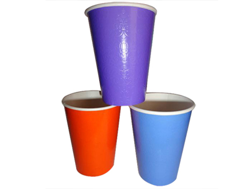 純色雙層外貼隔熱杯